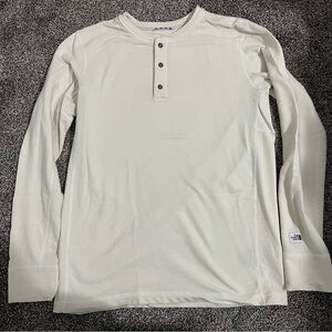 The North Face - Men's Cream Henley Long Sleeve - Size Medium